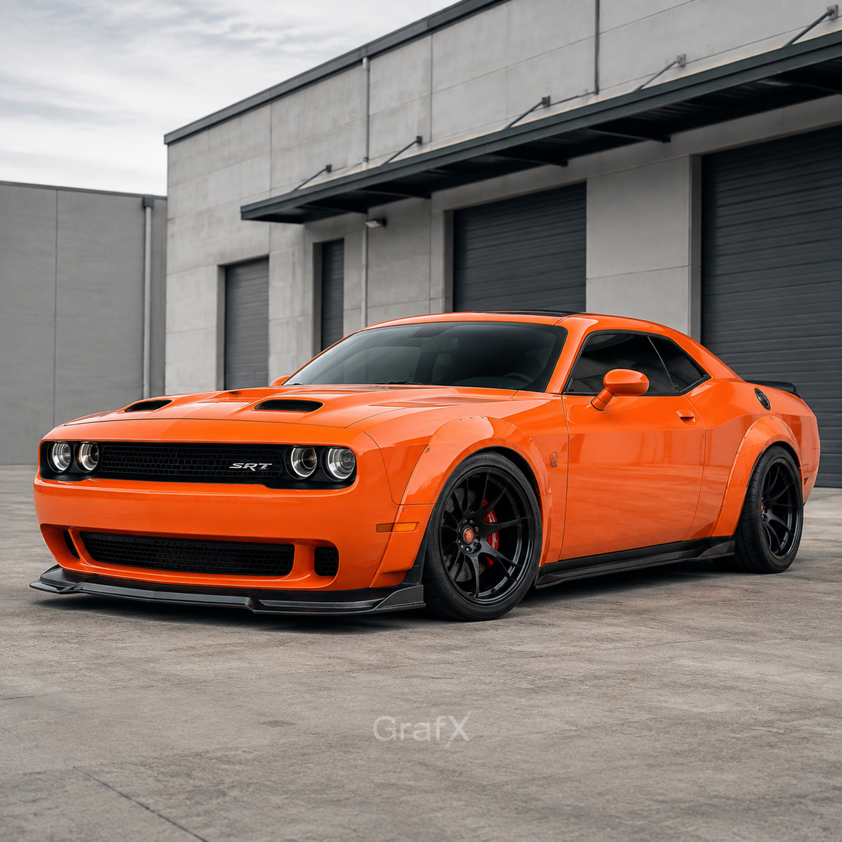 Flame Orange Crystal Gloss