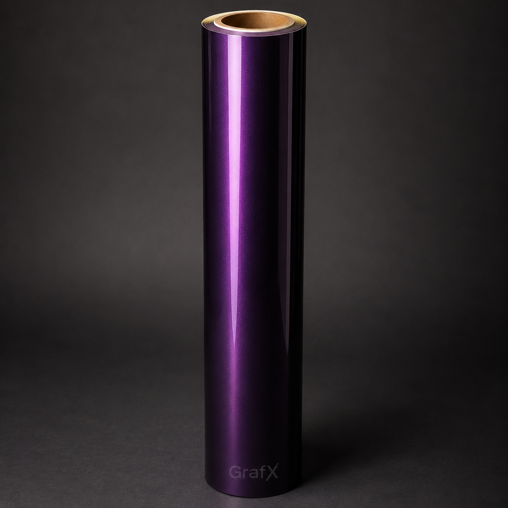 Midnight Purple Metallic Gloss Vinyl Wrap