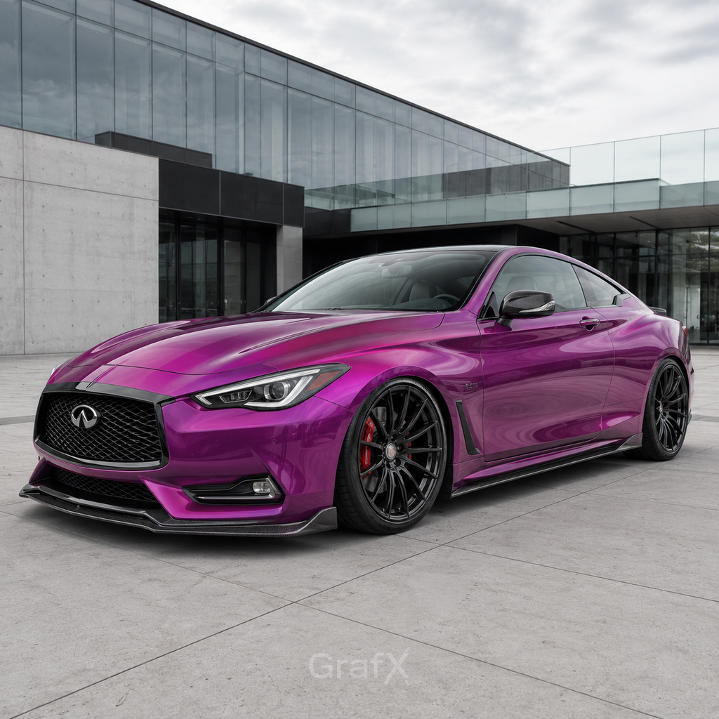Berry Purple Metallic Gloss Vinyl Wrap