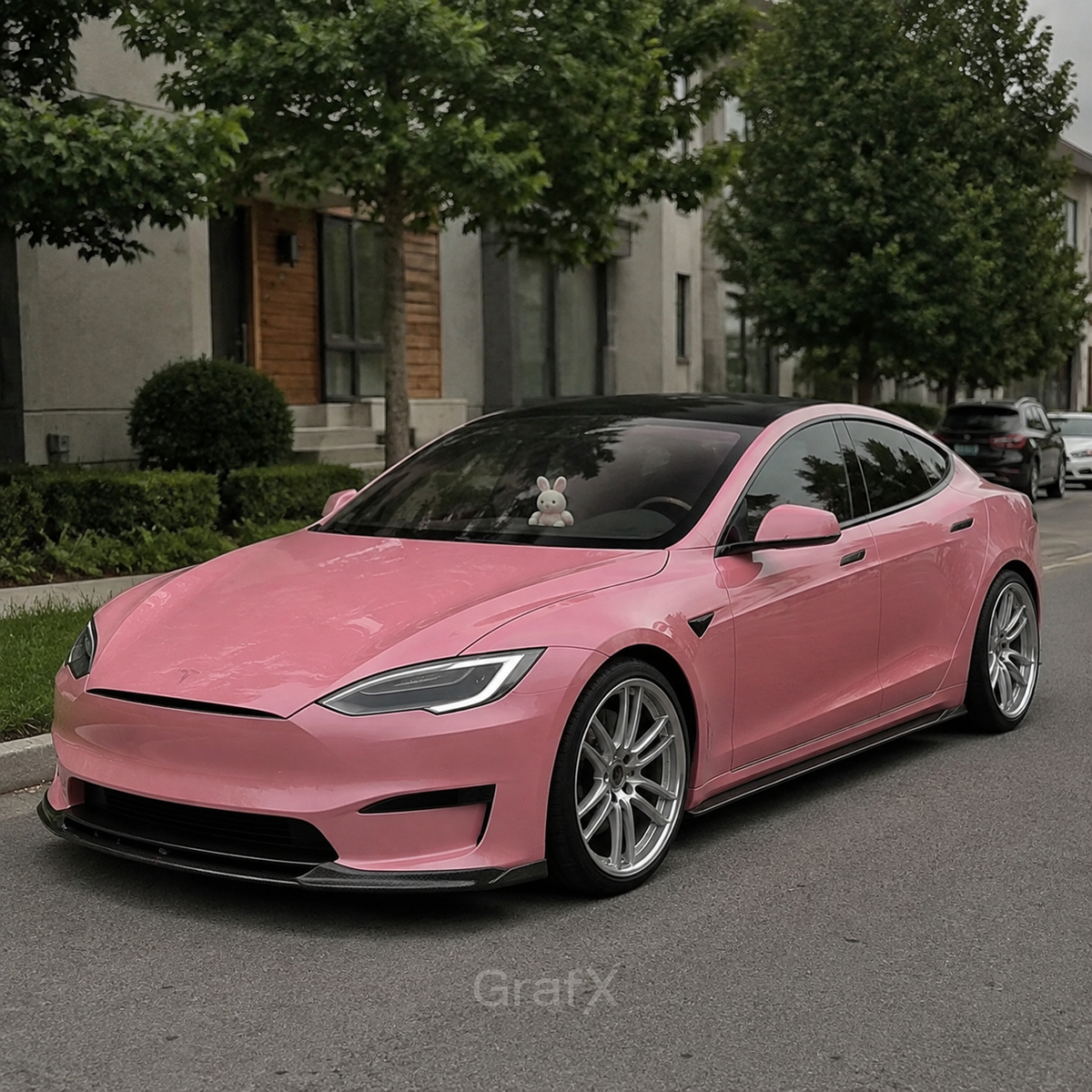 Pink Red Crystal Gloss PET Vinyl Wrap
