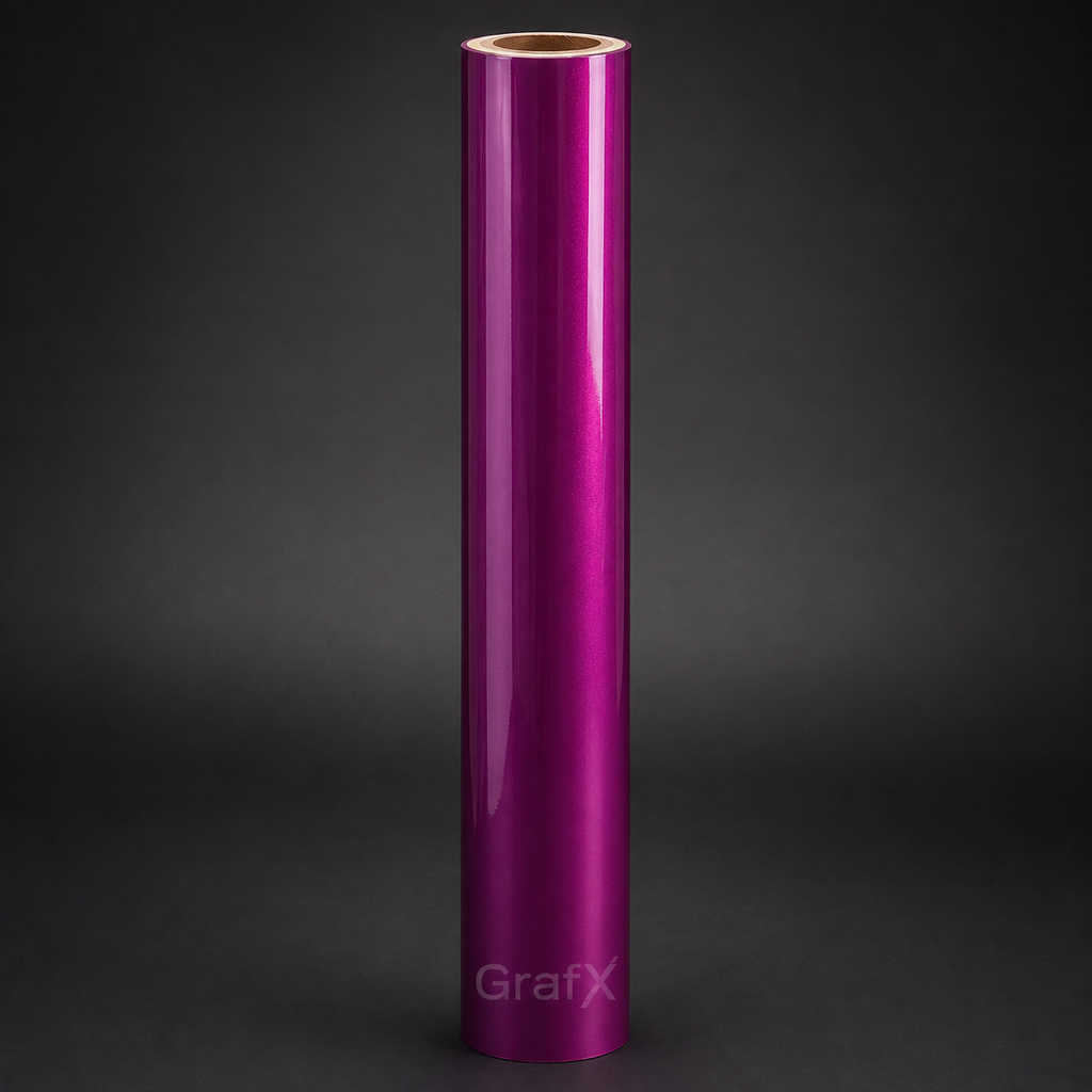 Berry Purple Metallic Gloss Vinyl Wrap