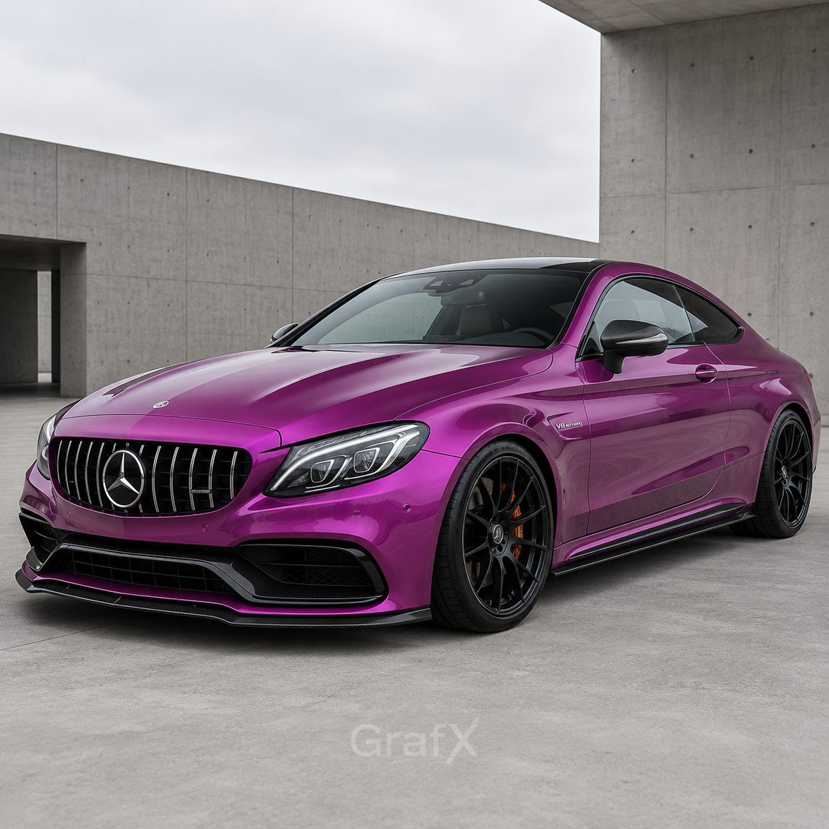 Berry Purple Metallic Gloss Vinyl Wrap