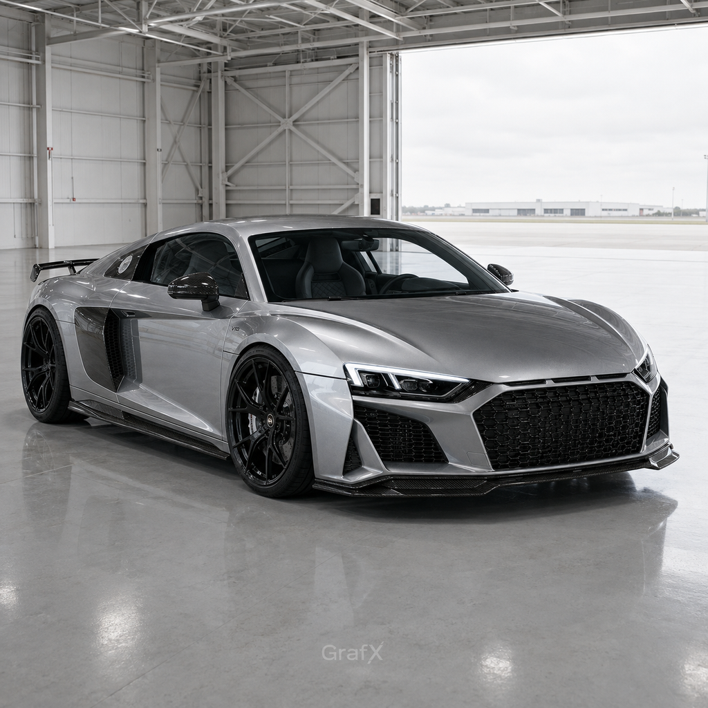 Silver GT Metallic Gloss Vinyl Wrap
