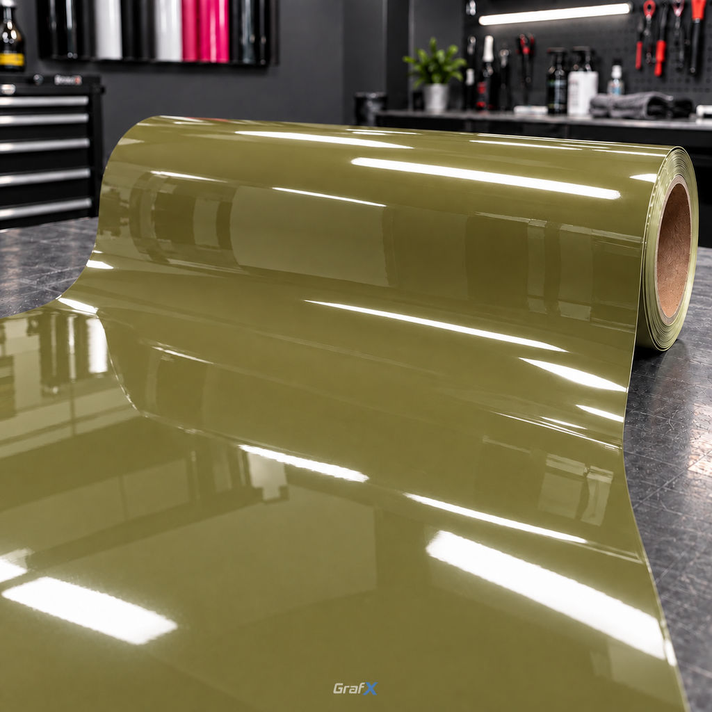 Fighting Green Super Gloss Vinyl Wrap