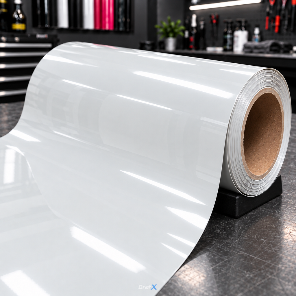 Crystal White Super Gloss Vinyl Wrap