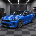 Ocean Deep Blue Satin Metallic Vinyl Wrap