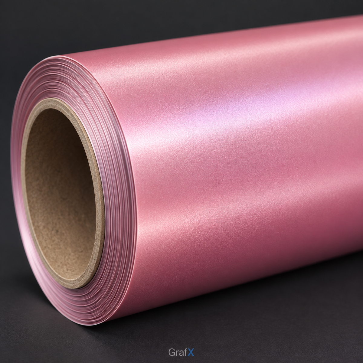 Conch Pink Satin Metallic Vinyl Wrap