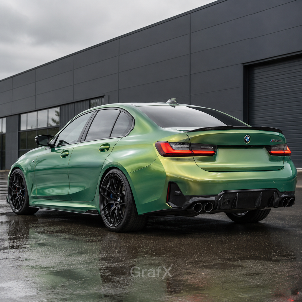 Rainbow Green Metallic Gloss Vinyl Wrap