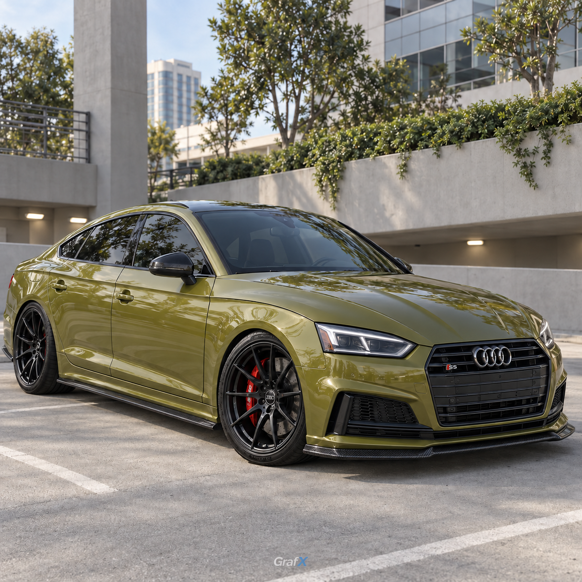 Fighting Green Super Gloss Vinyl Wrap