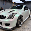 Matte Aurora White Color Shift Vinyl Wrap