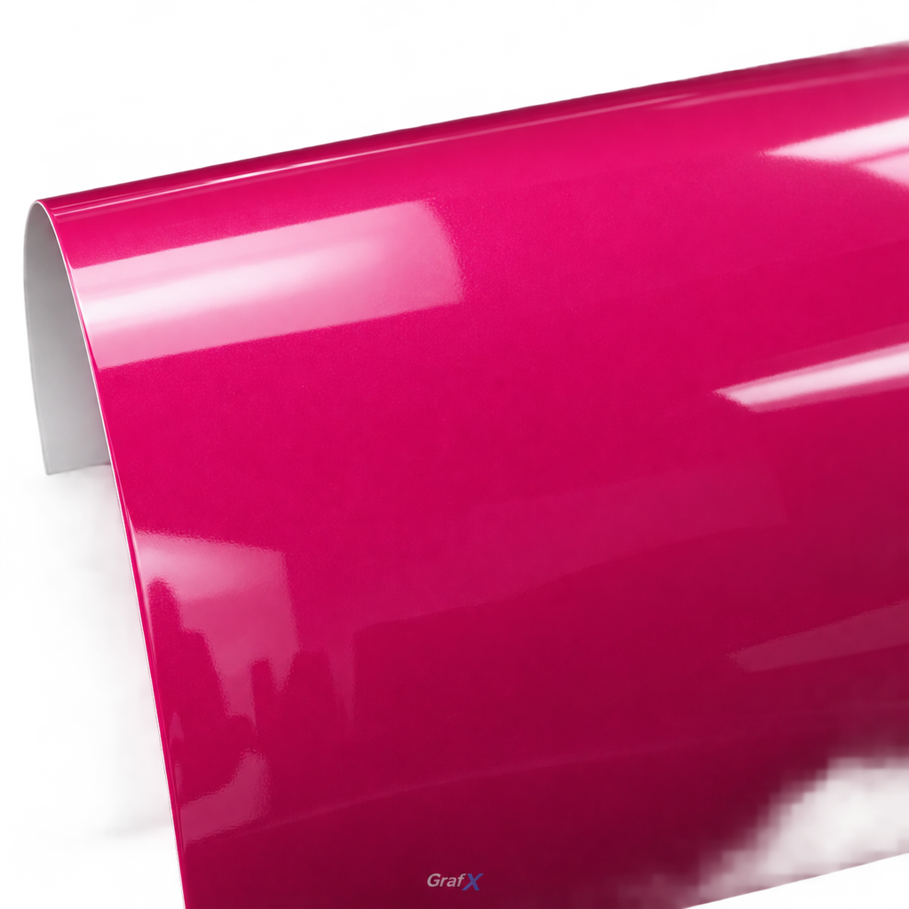 Crystal Rose Red Super Gloss Vinyl Wrap