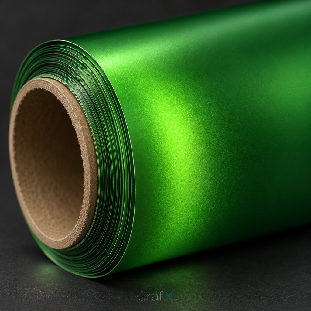 Green Matte Chrome Vinyl Wrap