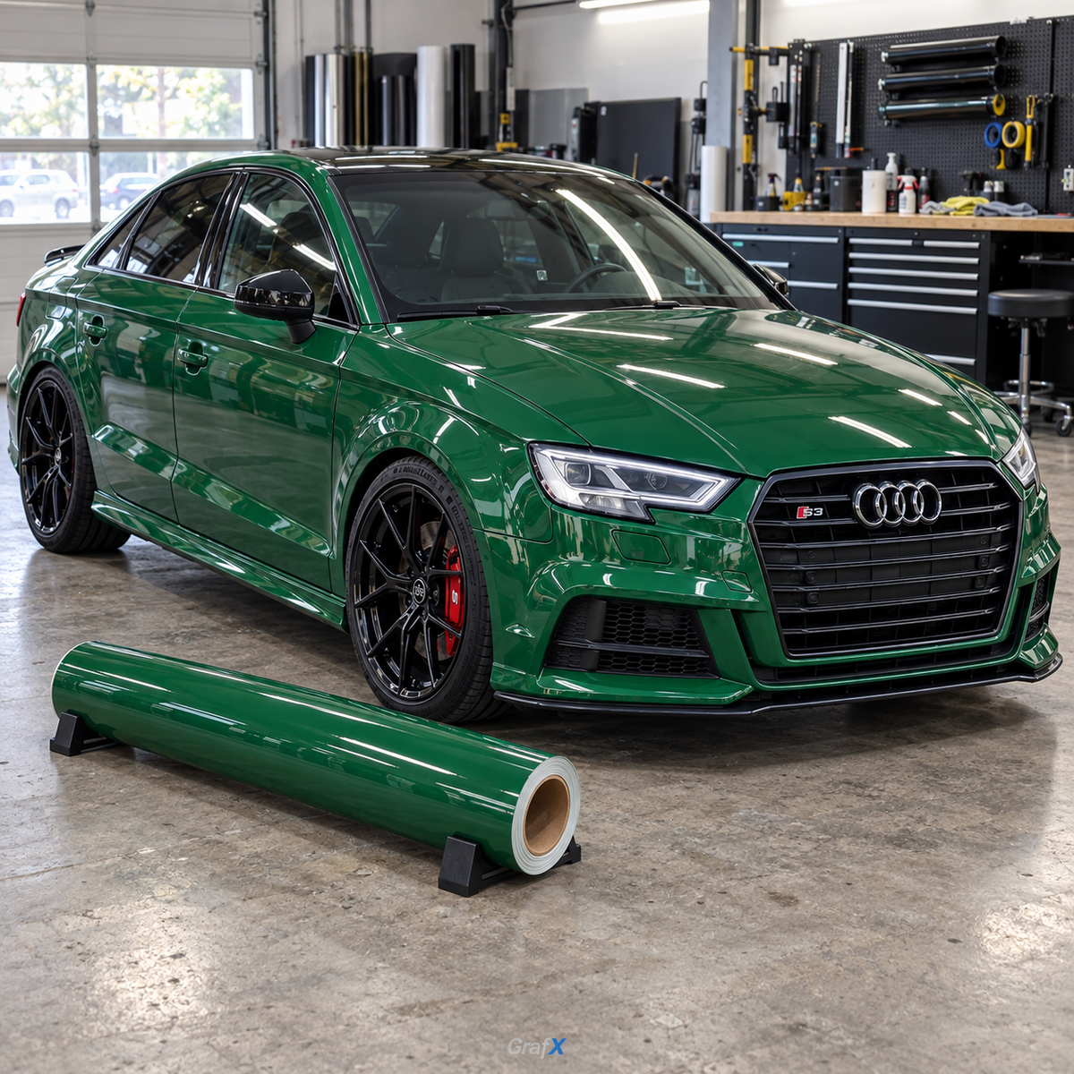 Forest Green Super Gloss Vinyl Wrap