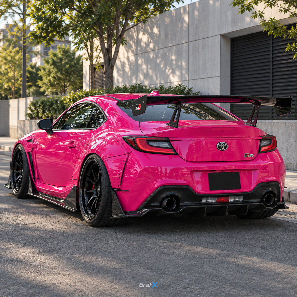 Crystal Rose Red Super Gloss Vinyl Wrap