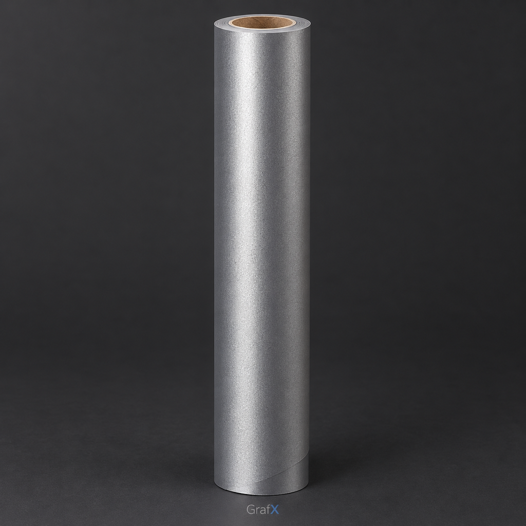 Pure Titanium Grey Matte Metallic Vinyl Wrap