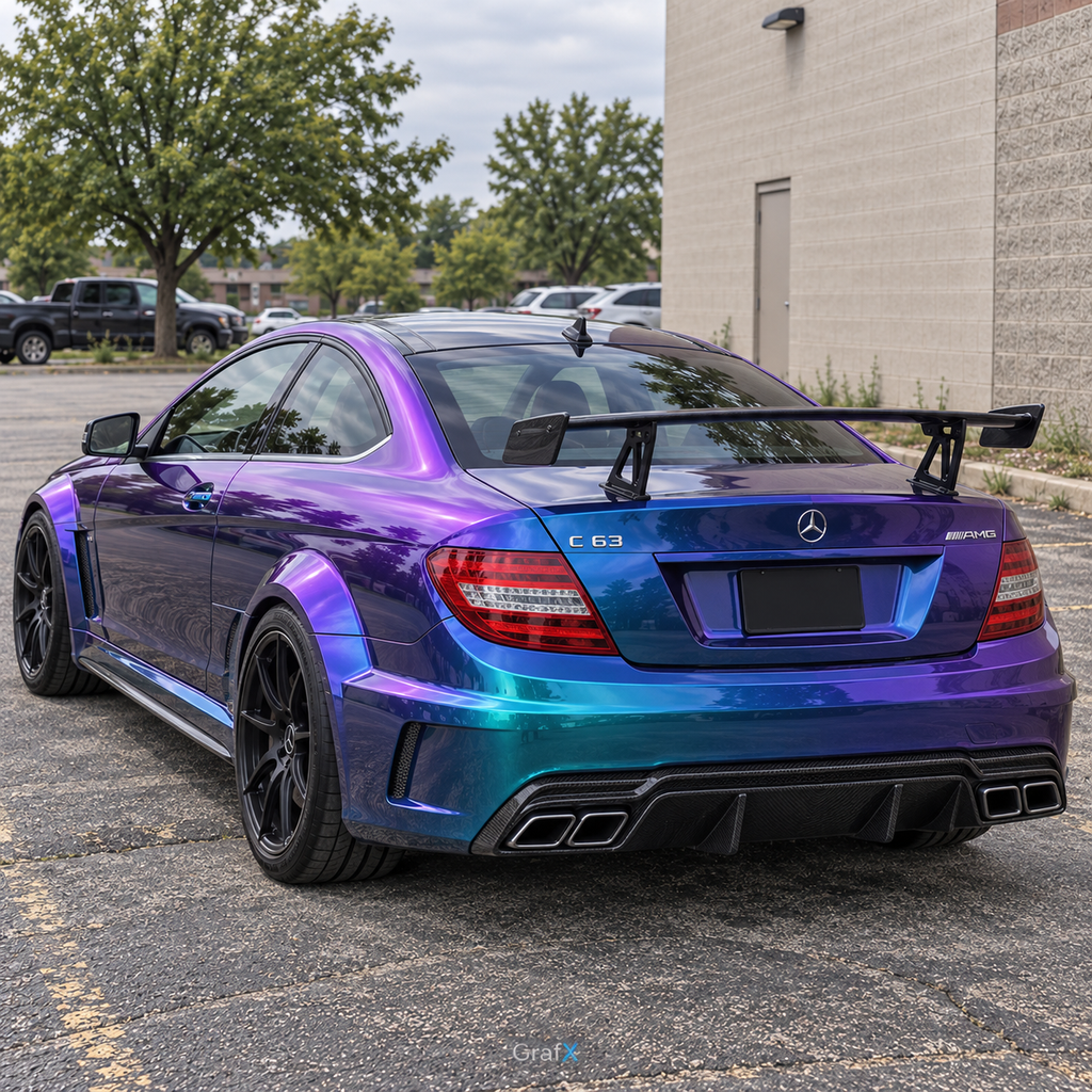 Magic Spectral Blue Color Shift Vinyl Wrap