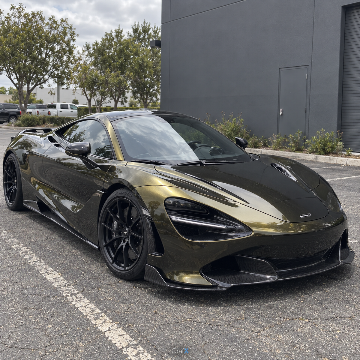 Ghost Midnight Gold Color Shift Vinyl Wrap