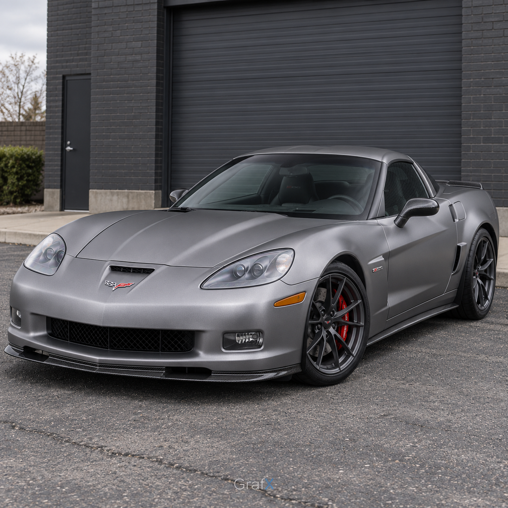 Pure Titanium Grey Matte Metallic Vinyl Wrap