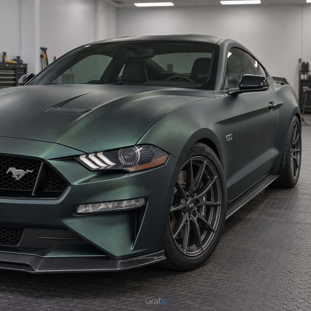 Emerald Green Ultra Matte Vinyl Wrap