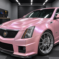 Conch Pink Satin Metallic Vinyl Wrap