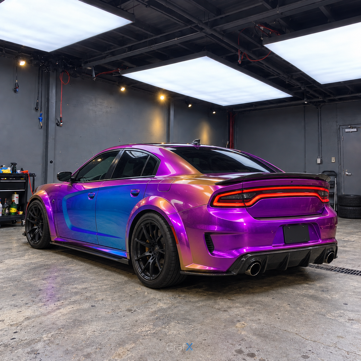 Magic Color Purple Color Shift Vinyl Wrap