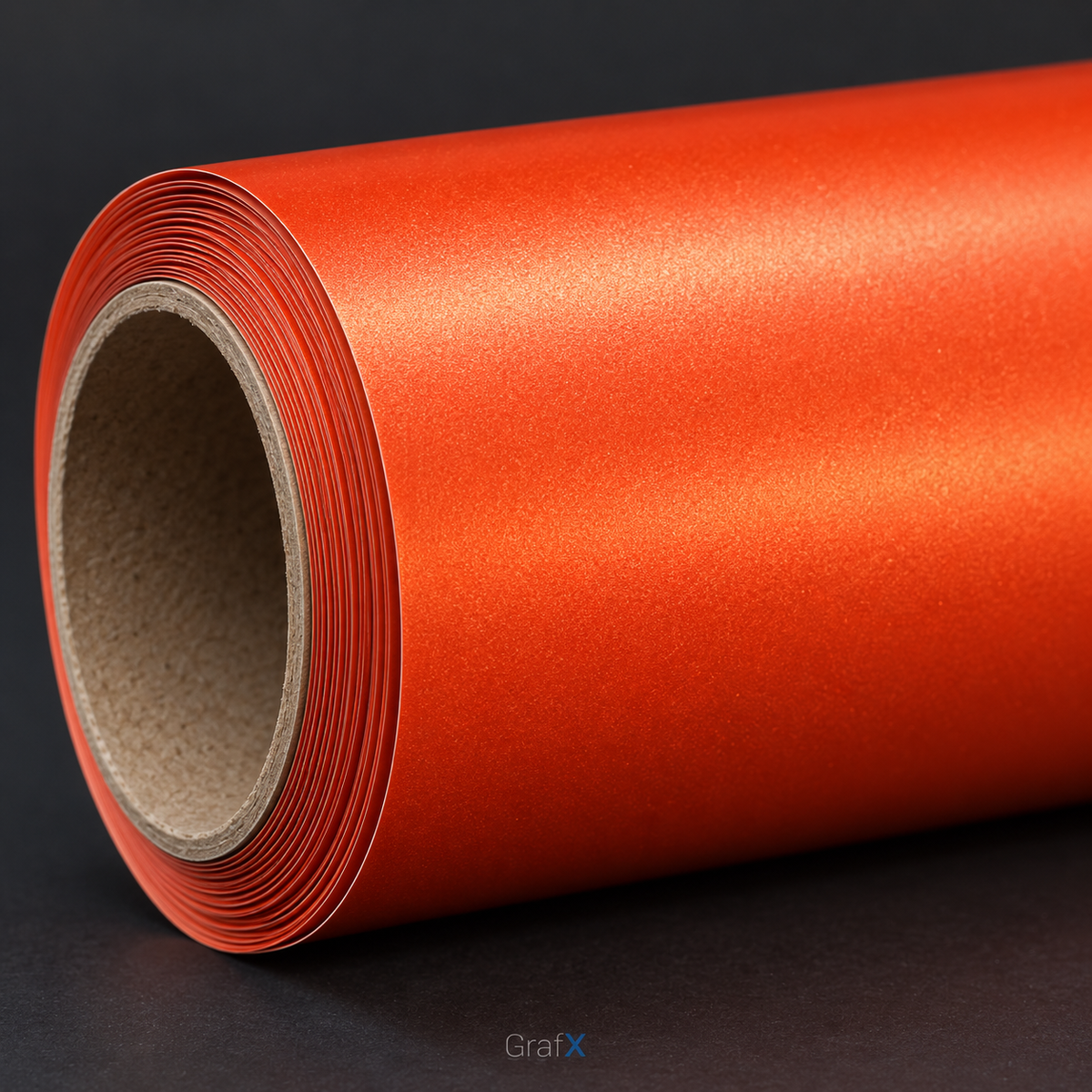 Orange Crush Satin Metallic Vinyl Wrap