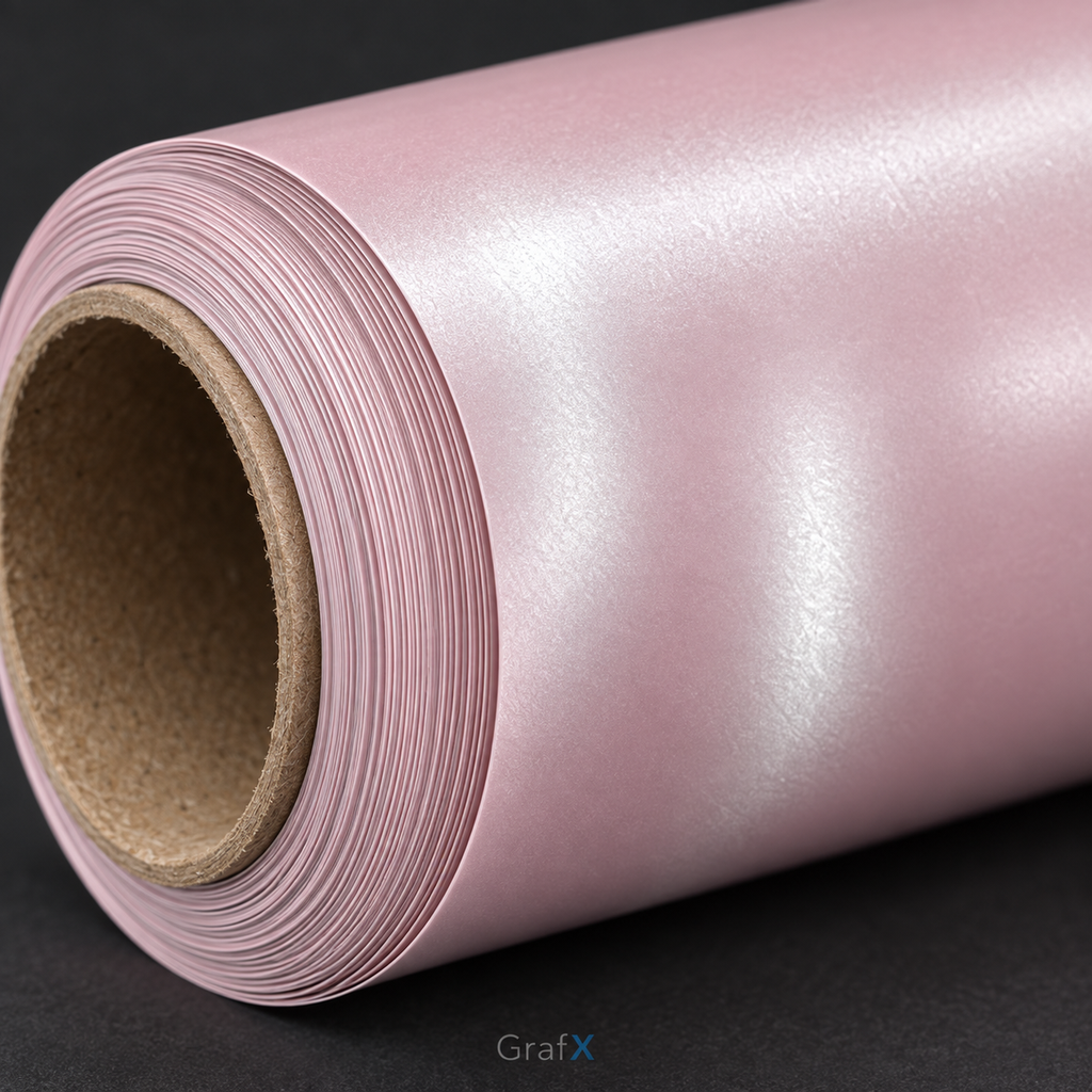 Pure Cherry Pink Matte Metallic Vinyl Wrap