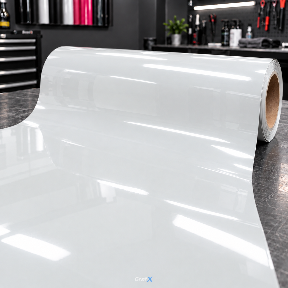 Crystal White Super Gloss Vinyl Wrap